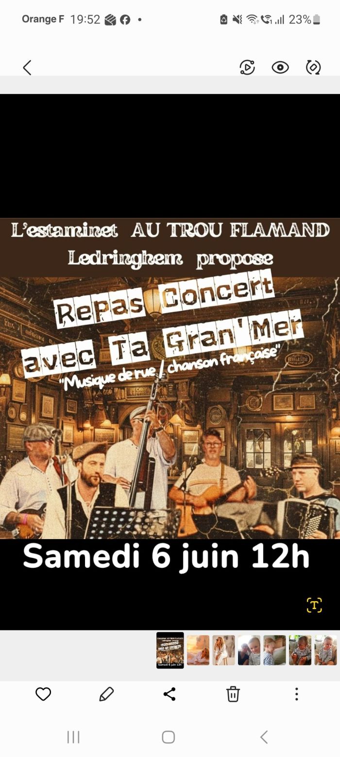Festimalt- Repas/Concert avec Ta Gran'Mer 